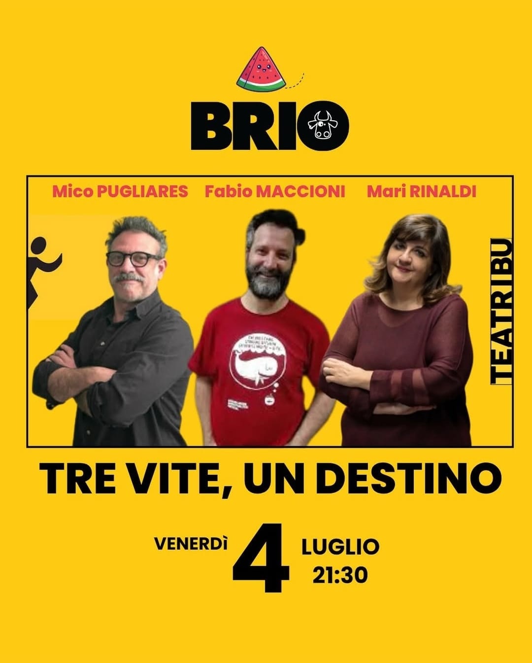 Teatribù apre il Festival BRIO di Improvincia